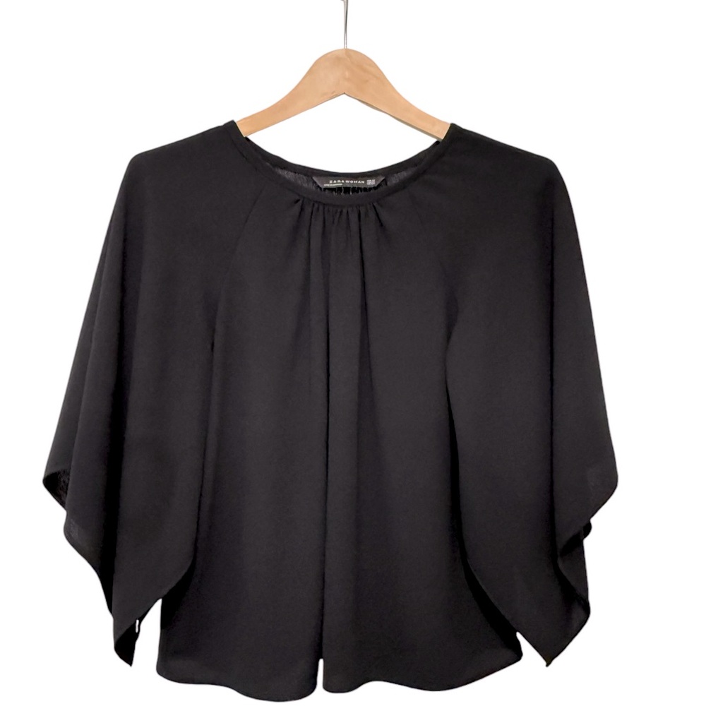 Zara Bat Sleeve Top